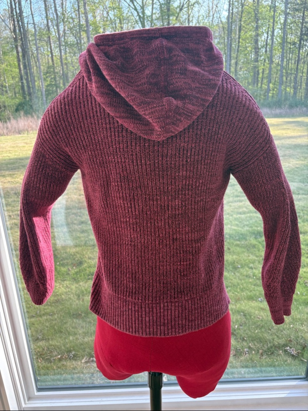 GAP Raspberry Cowl-Neck Knit Sweater - Picture 3 of 4